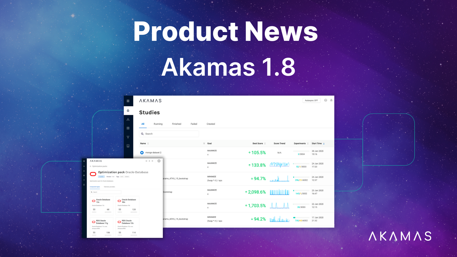 Akamas Product news 1.8